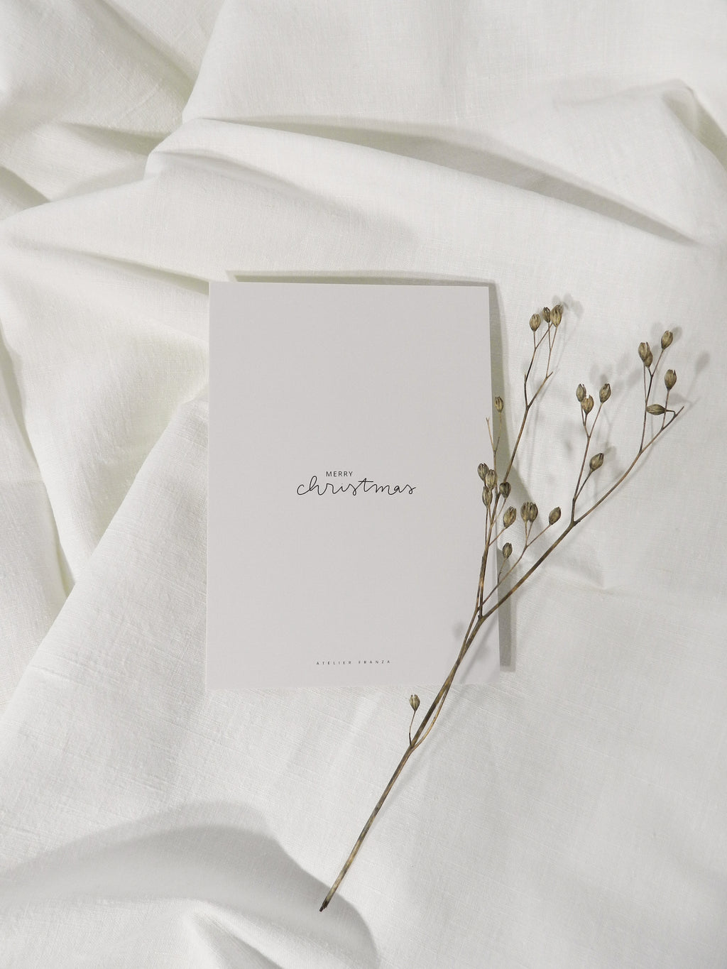 merry christmas - postkarte A6