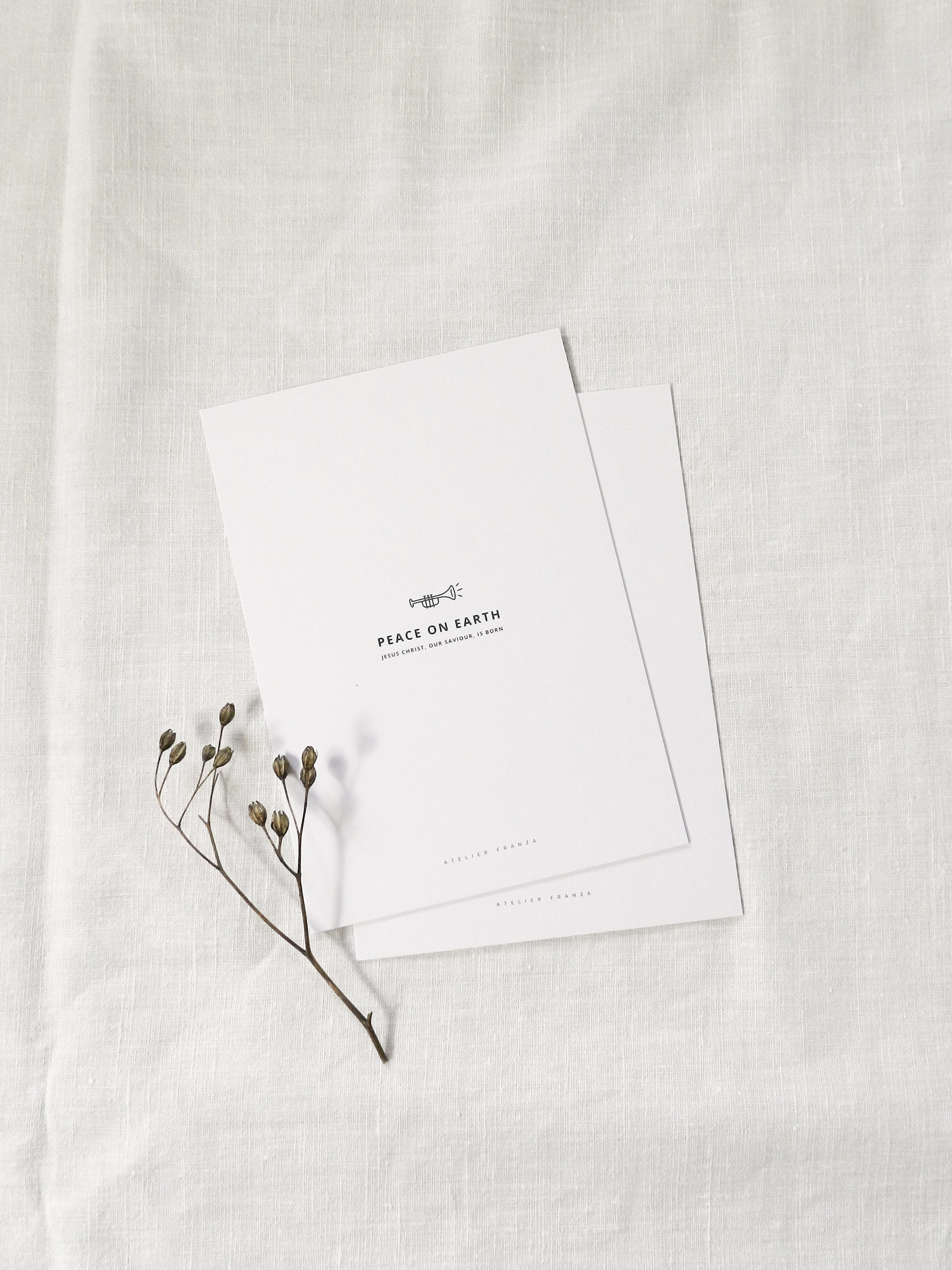 peace on earth - postkarte A6