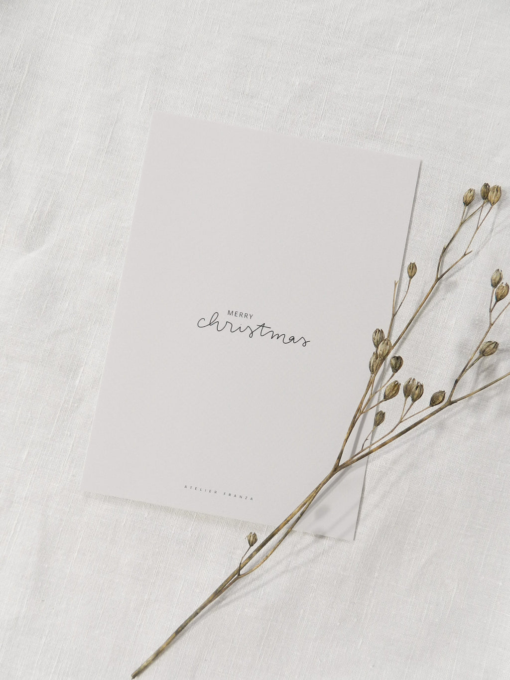 merry christmas - postkarte A6