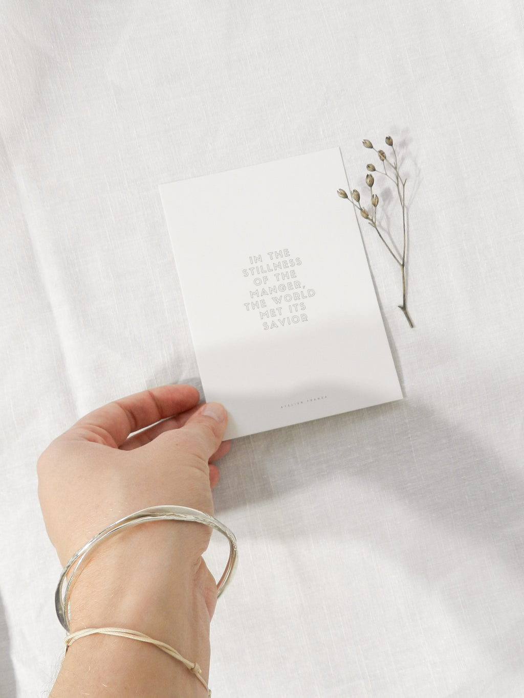 in the stillness - postkarte A6