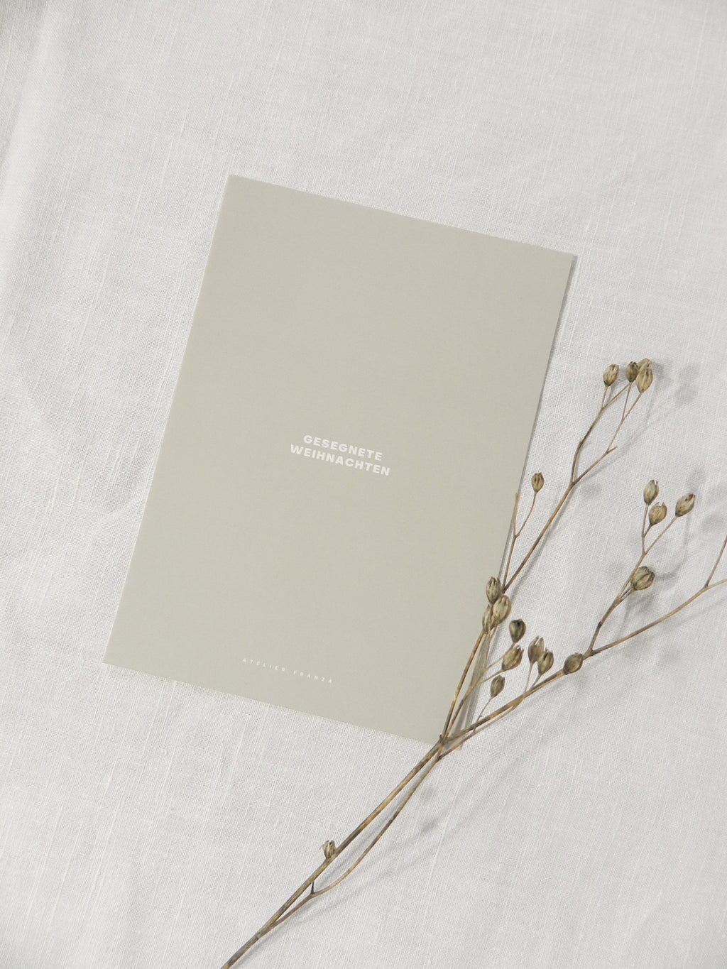 gesegnete weihnachten - postkarte A6