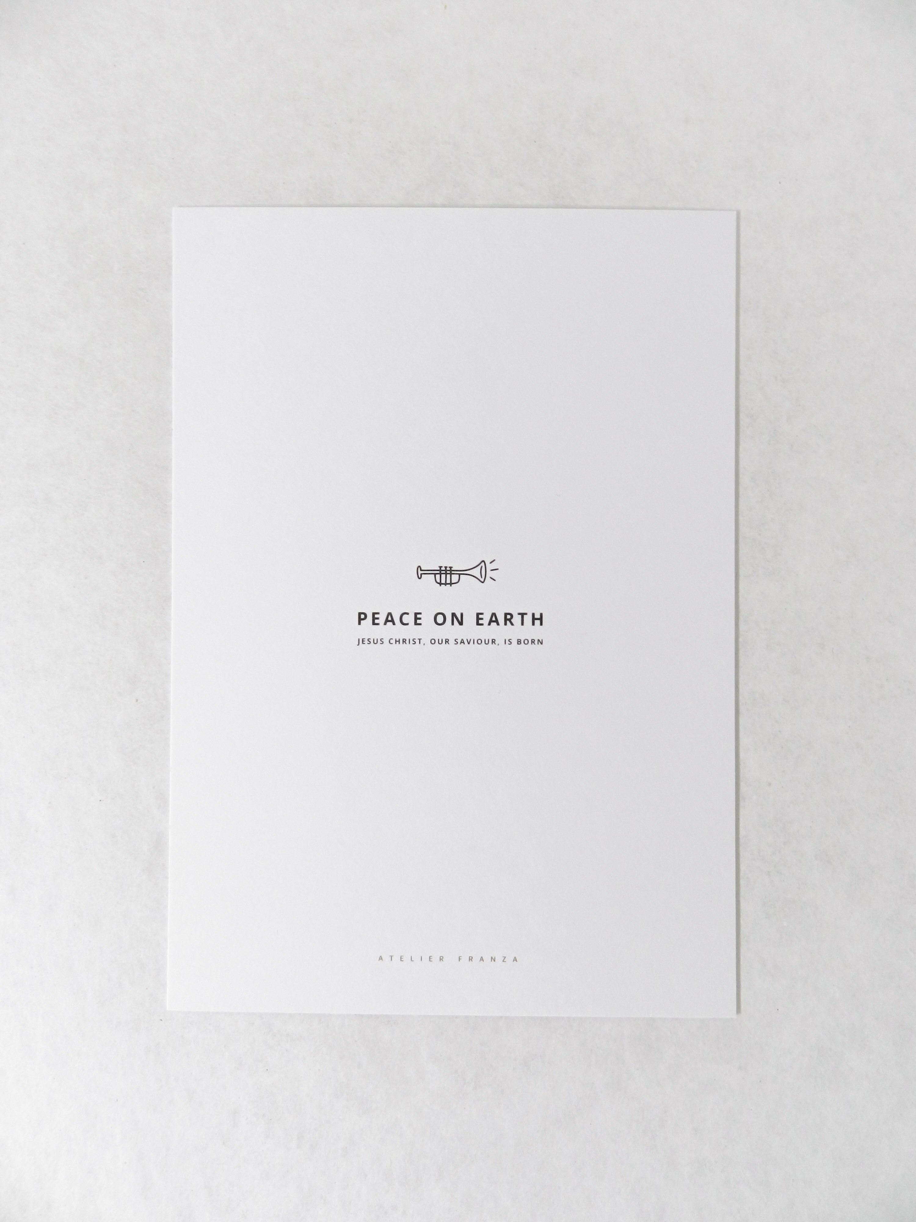 peace on earth - postkarte A6