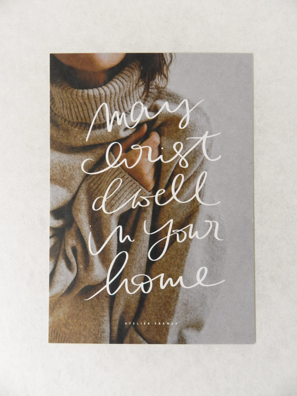 may christ dwell - postkarte A6