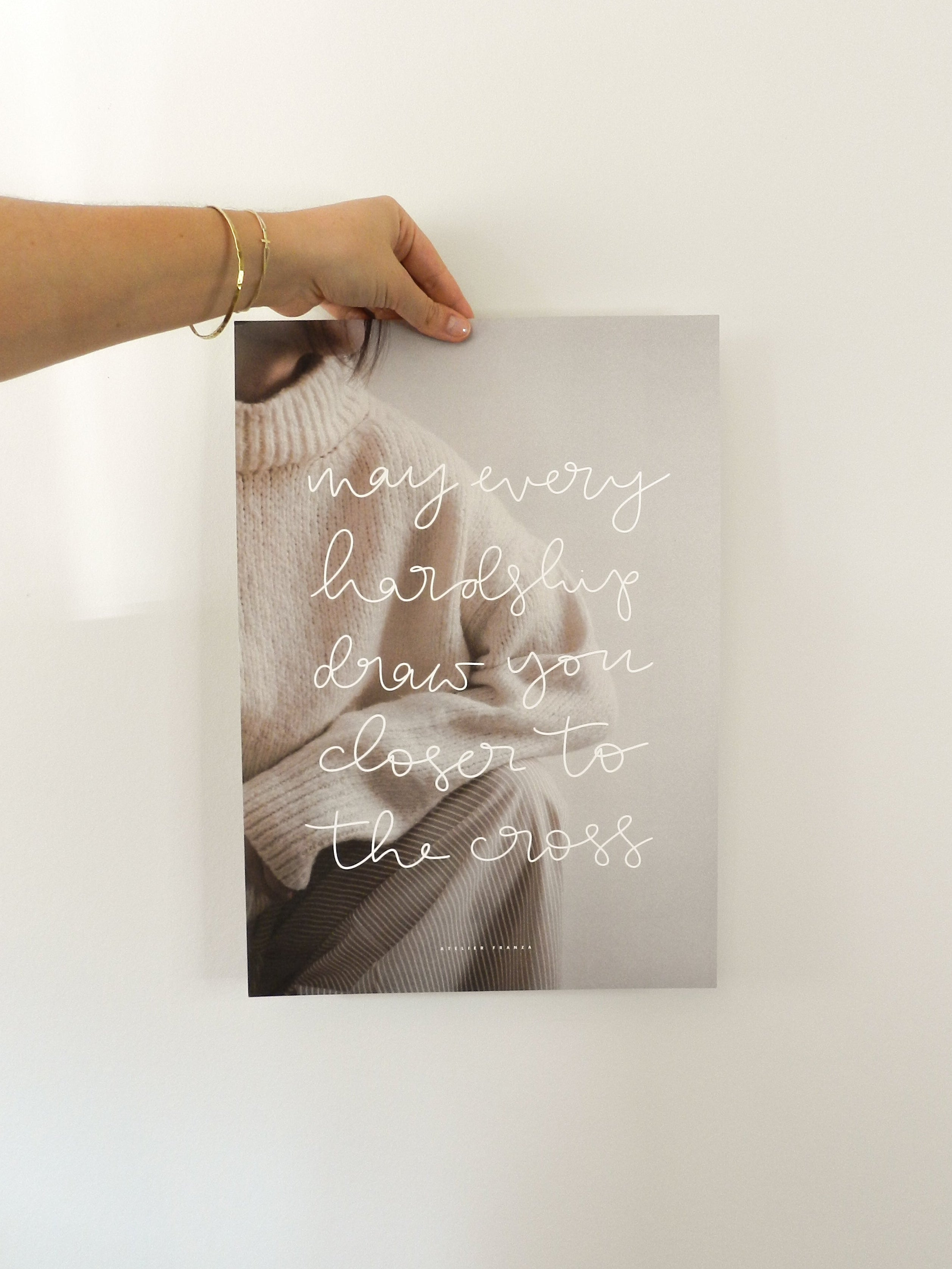 may every hardship - poster A3