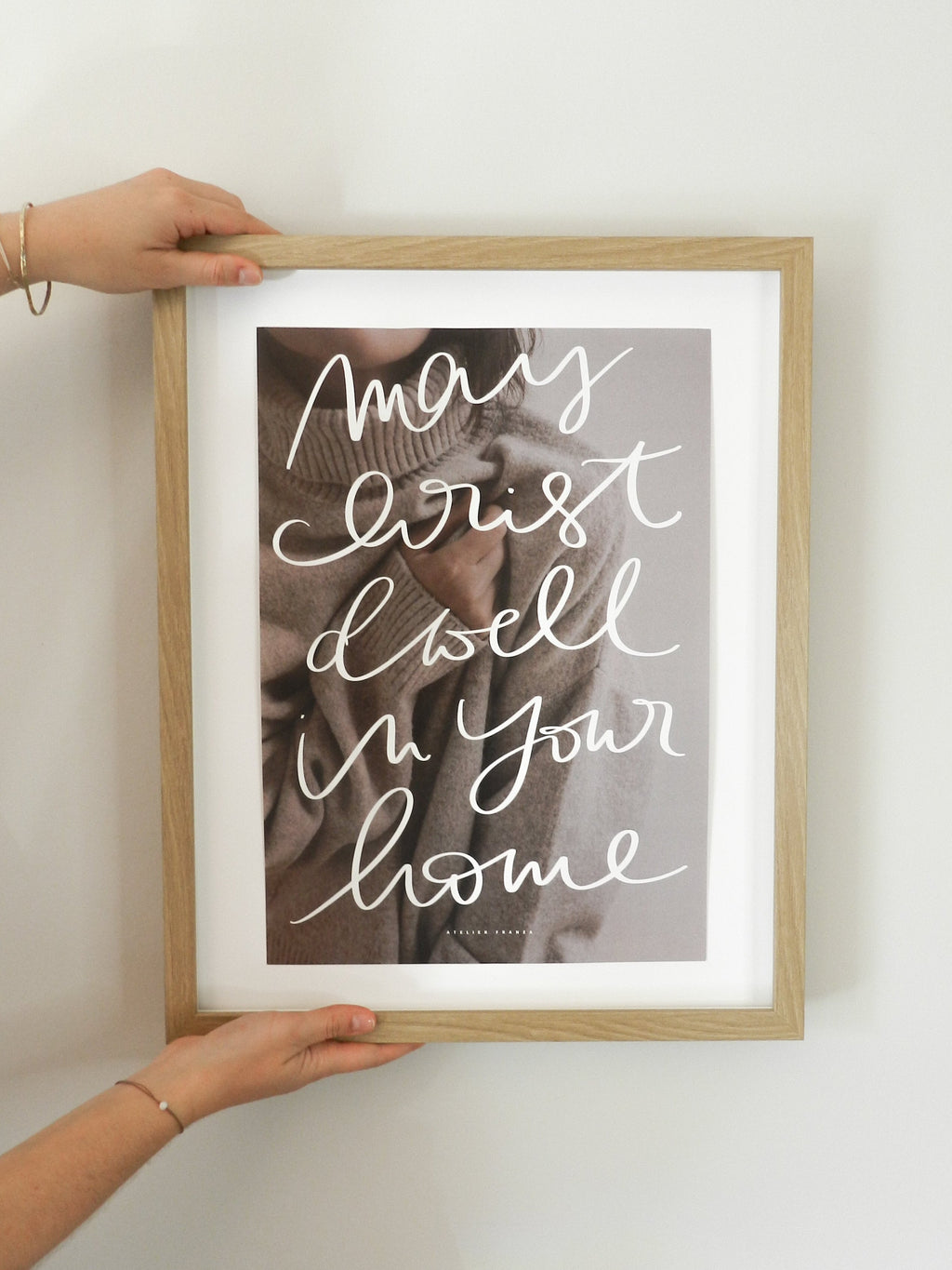 may christ dwell - poster A3