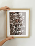 may christ dwell - poster A3