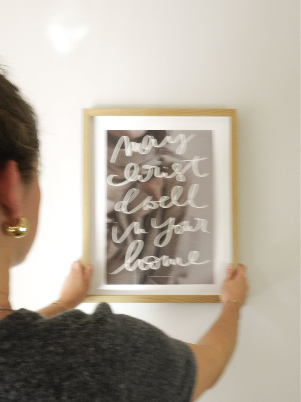 may christ dwell - poster A3