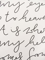 i lift my eyes - poster 70x100 cm