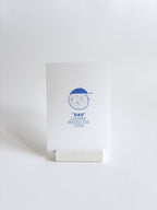 "Dad" looks good on you - postkarte A6