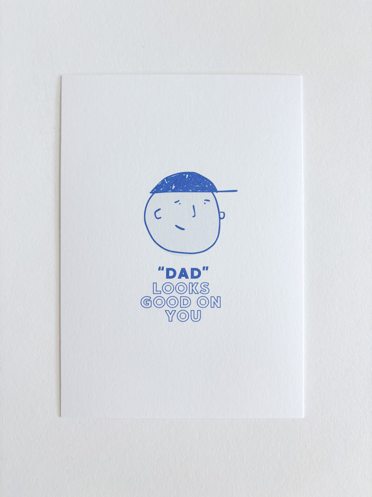 "Dad" looks good on you - postkarte A6