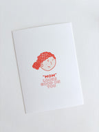 "Mum" looks good on you - postkarte A6