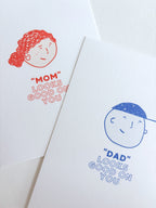 "Dad" looks good on you - postkarte A6