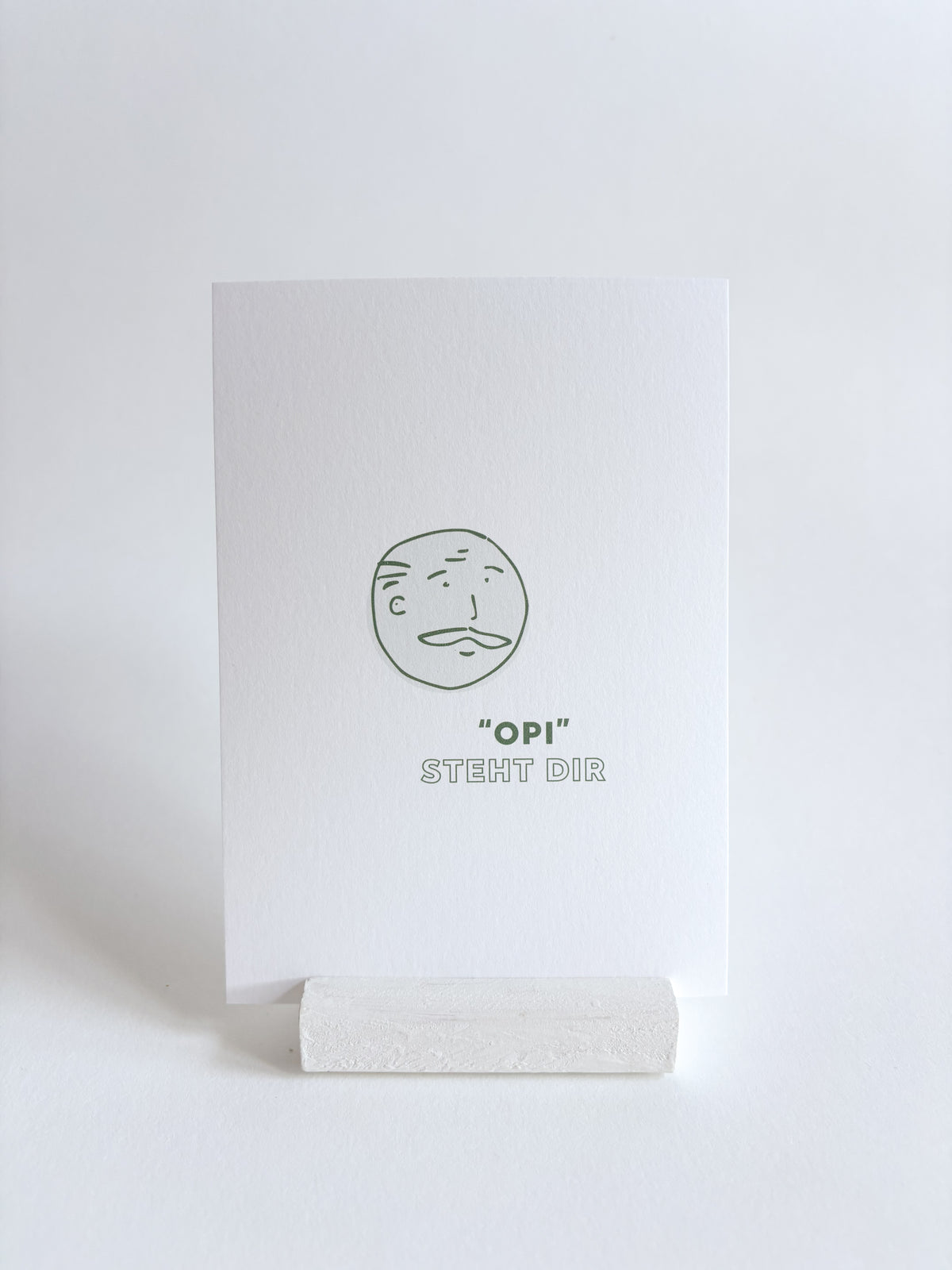 "Opi" steht dir - postkarte A6