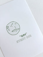 "Opi" steht dir - postkarte A6