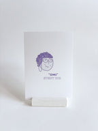 "Omi" steht dir - postkarte A6