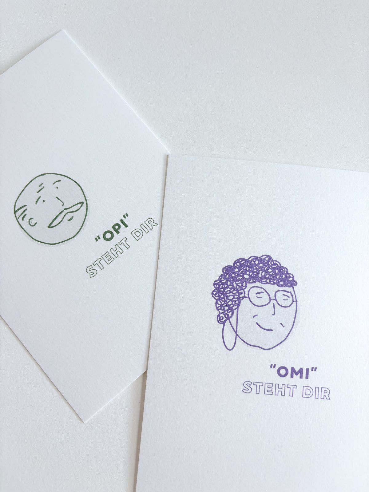 "Opi" steht dir - postkarte A6