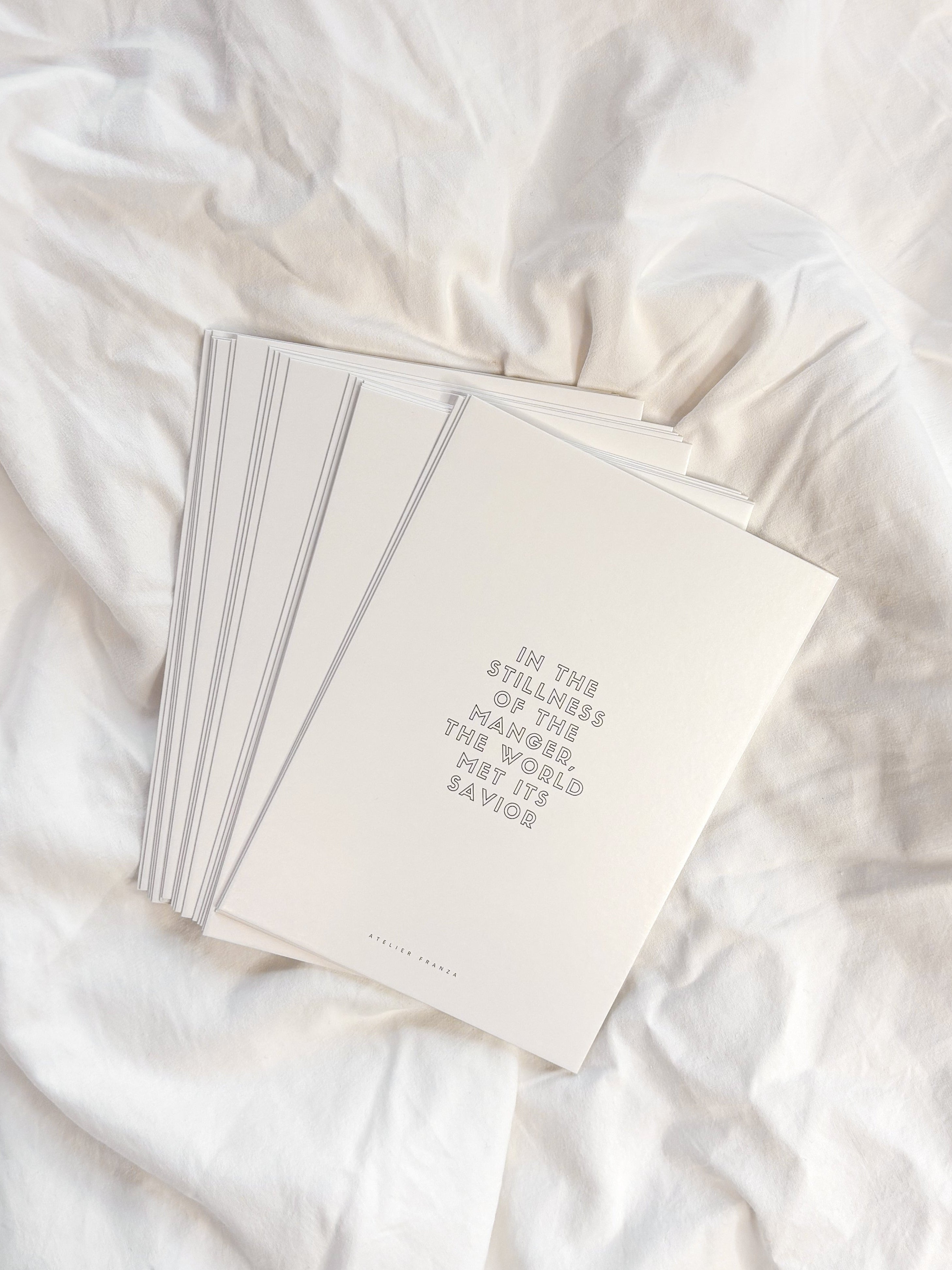 in the stillness - postkarte A6