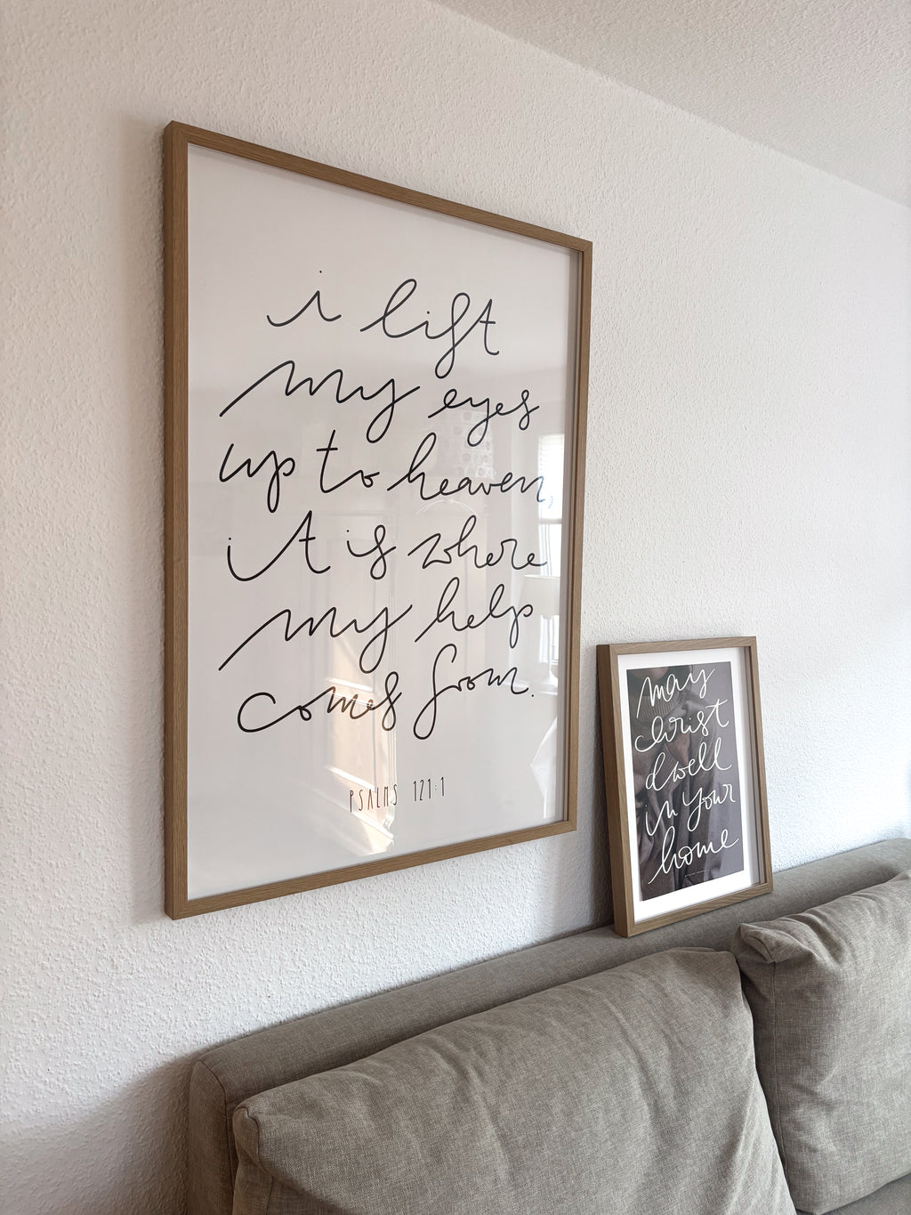 i lift my eyes - poster 70x100 cm