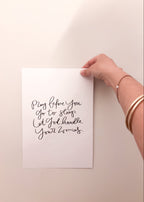 pray before you go to sleep - poster A4