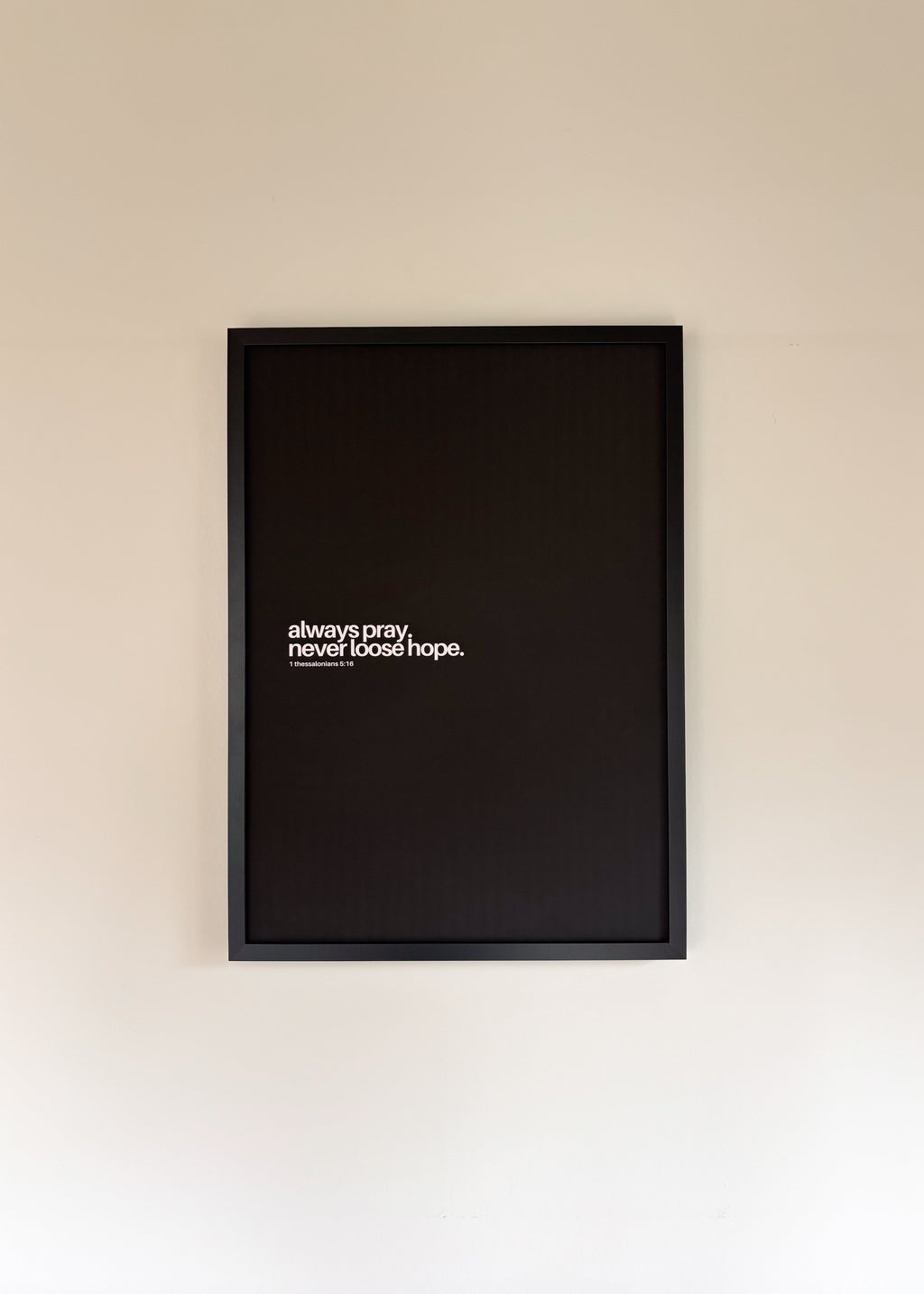 always pray - dunkel