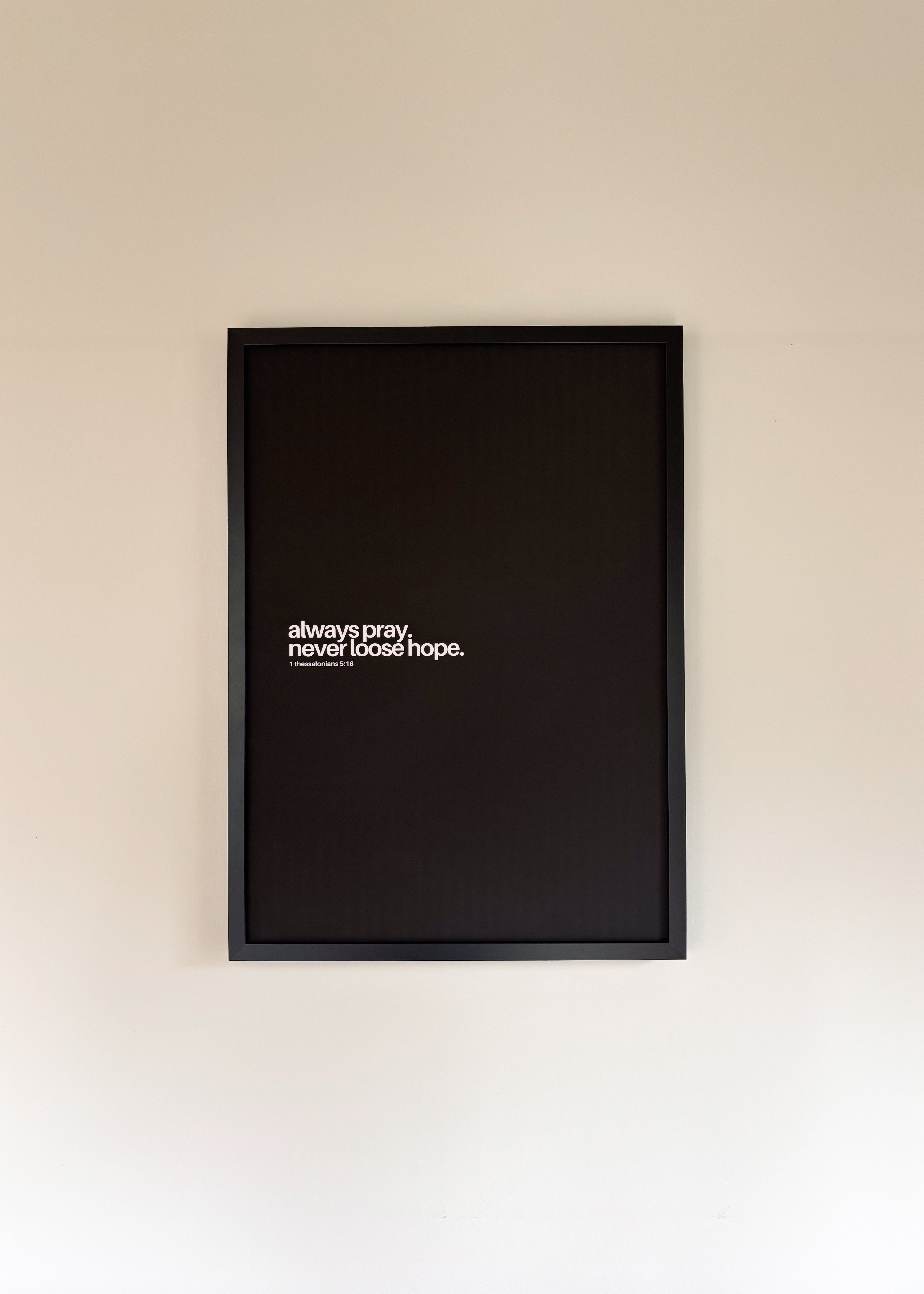 always pray - dunkel