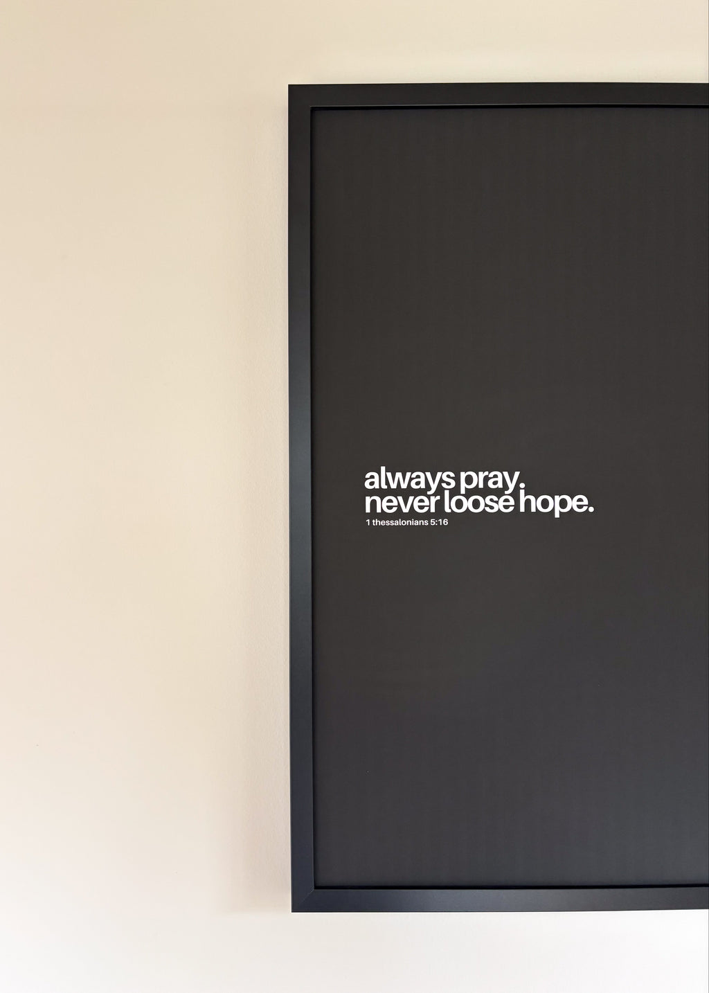 always pray - dunkel