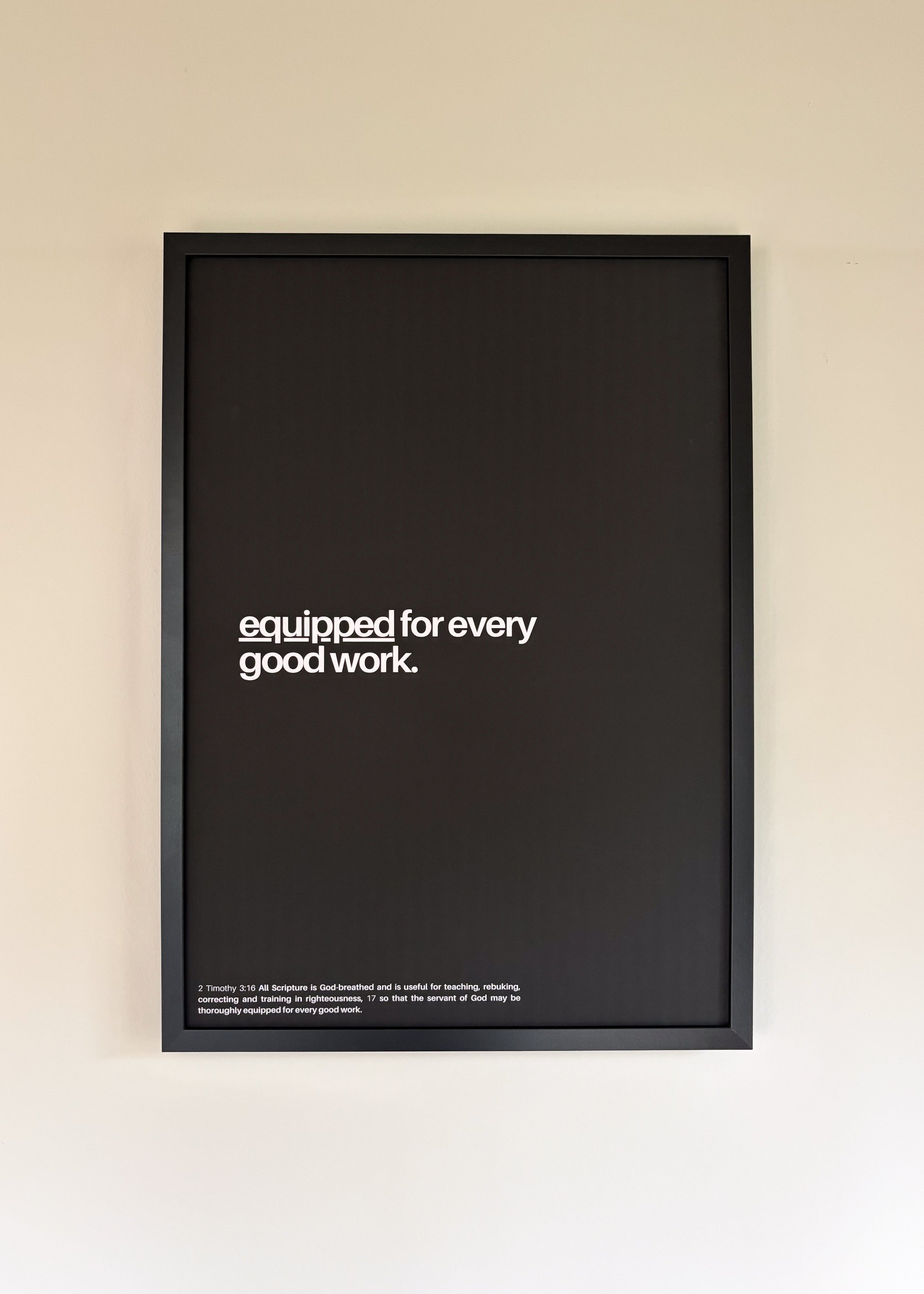 equipped for every good work - dunkel