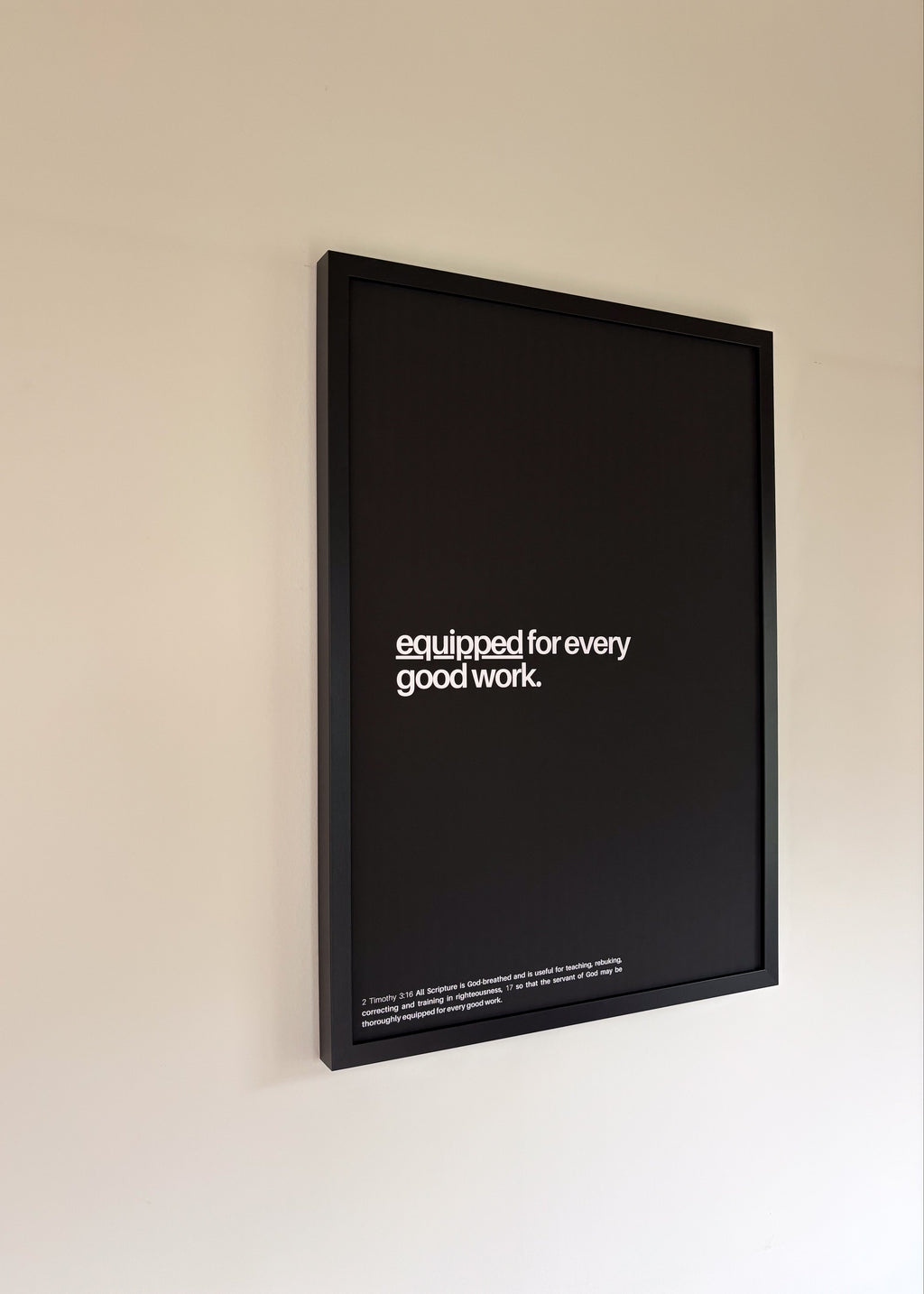 equipped for every good work - dunkel