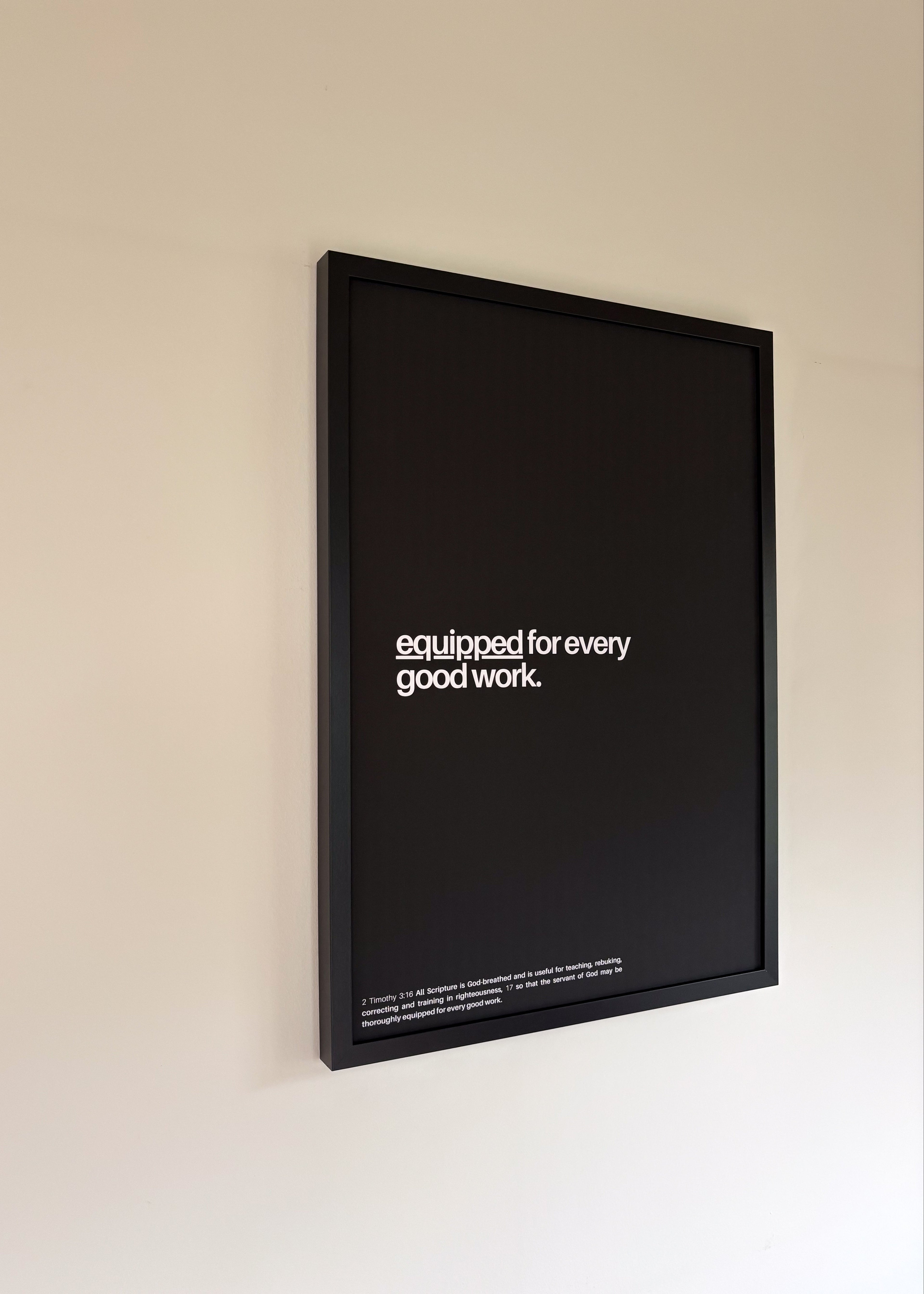 equipped for every good work - dunkel