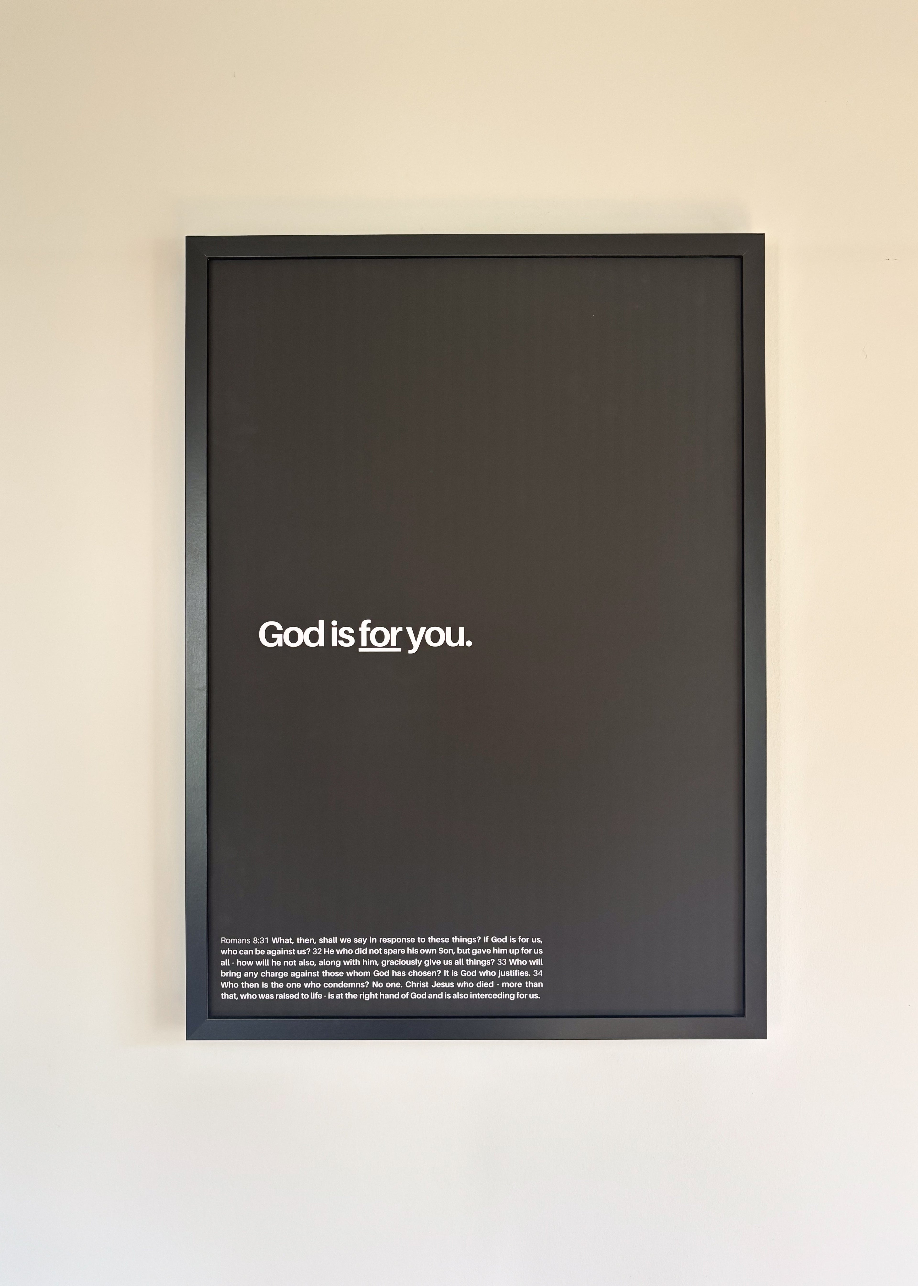 god is for you - dunkel