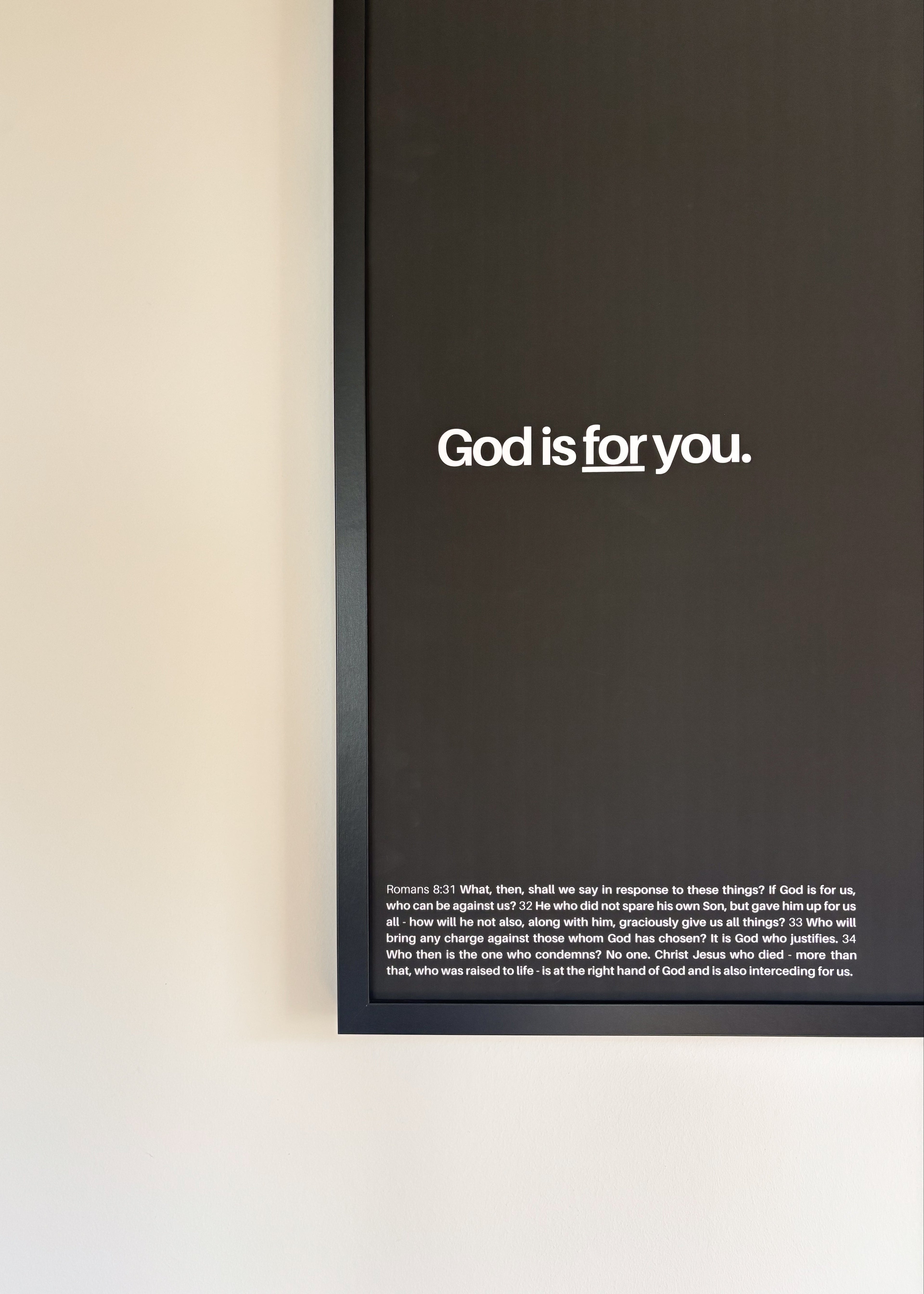 god is for you - dunkel