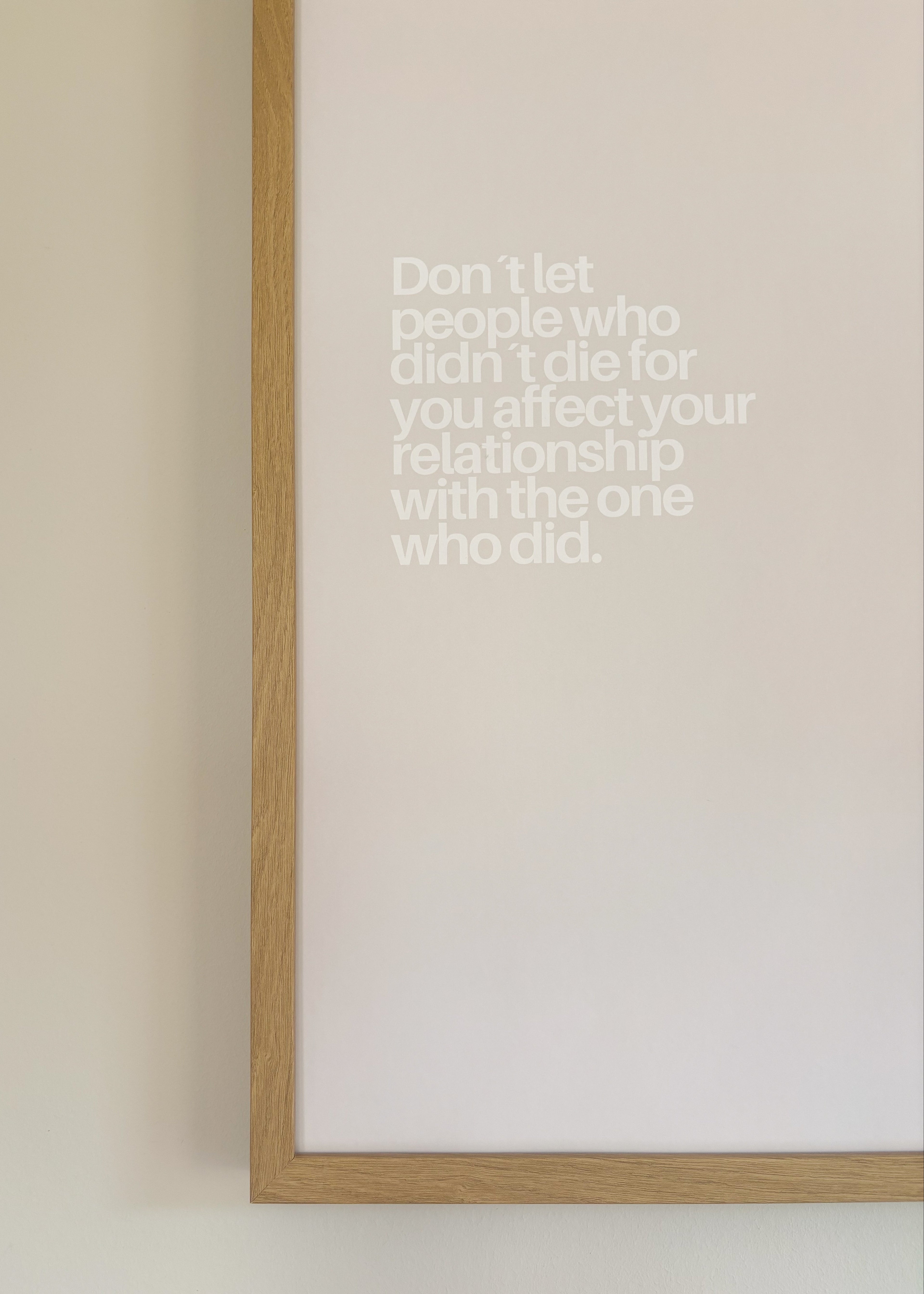 don´t let people