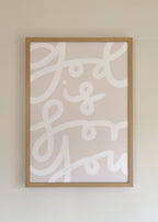 god is for you - beige