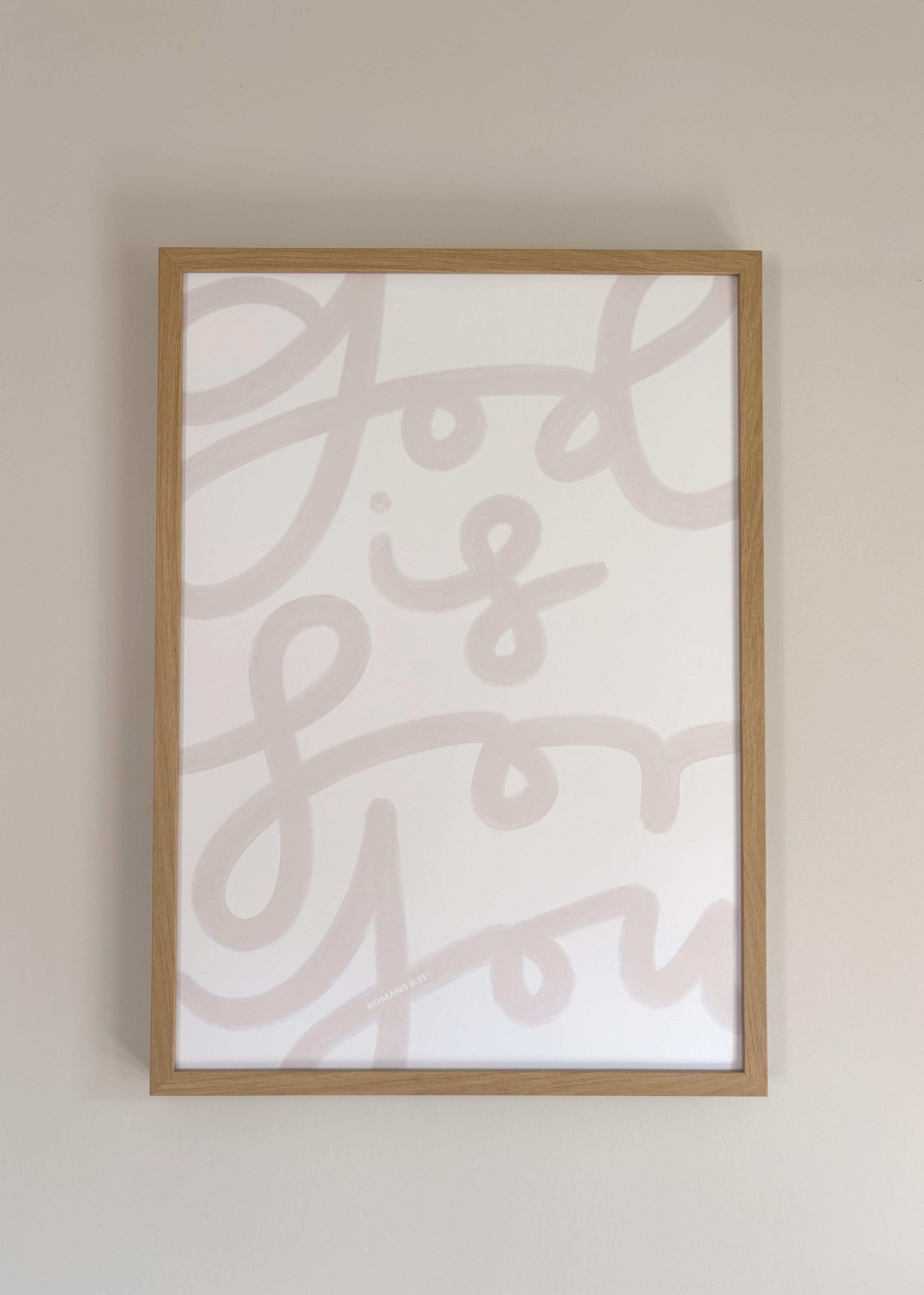 god is for you - weiß