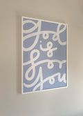 god is for you - blau
