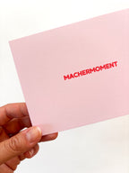 machermoment - postkarte A6