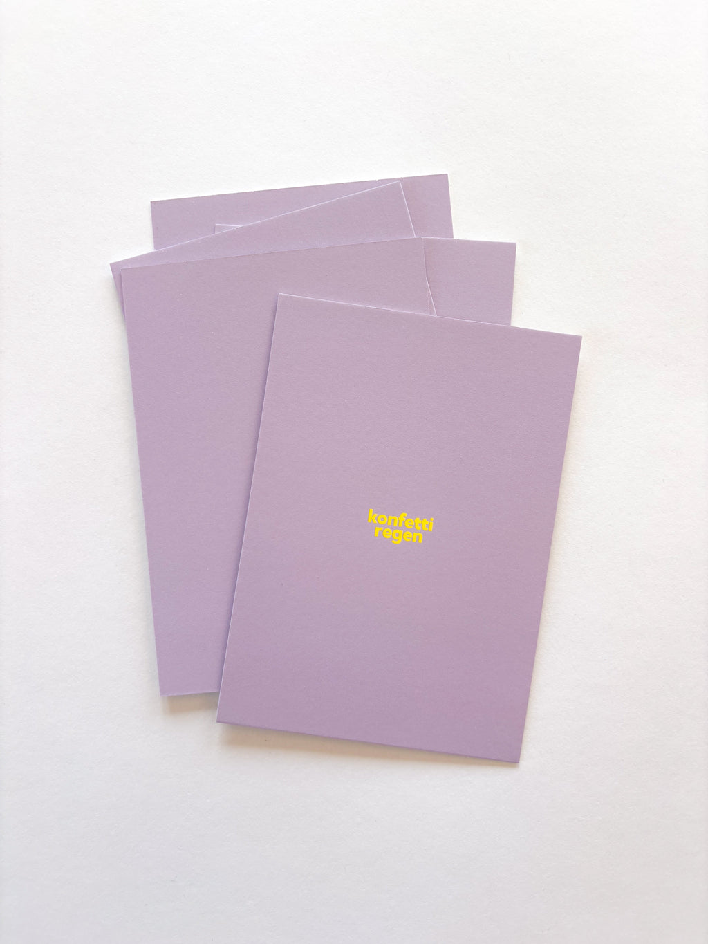 konfettiregen - postkarte A6