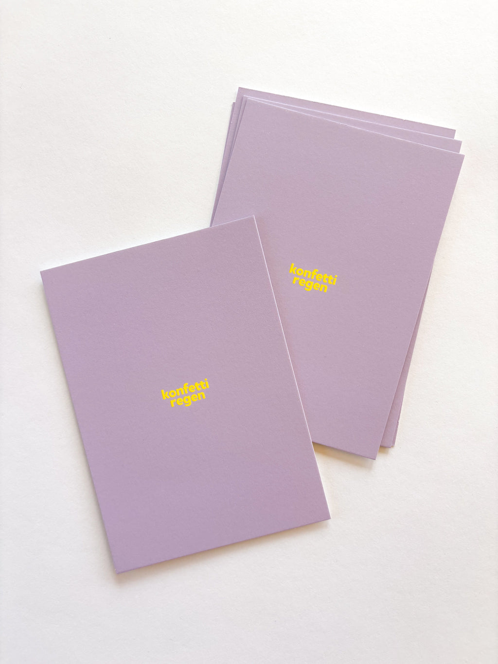 konfettiregen - postkarte A6