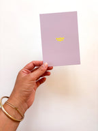 konfettiregen - postkarte A6