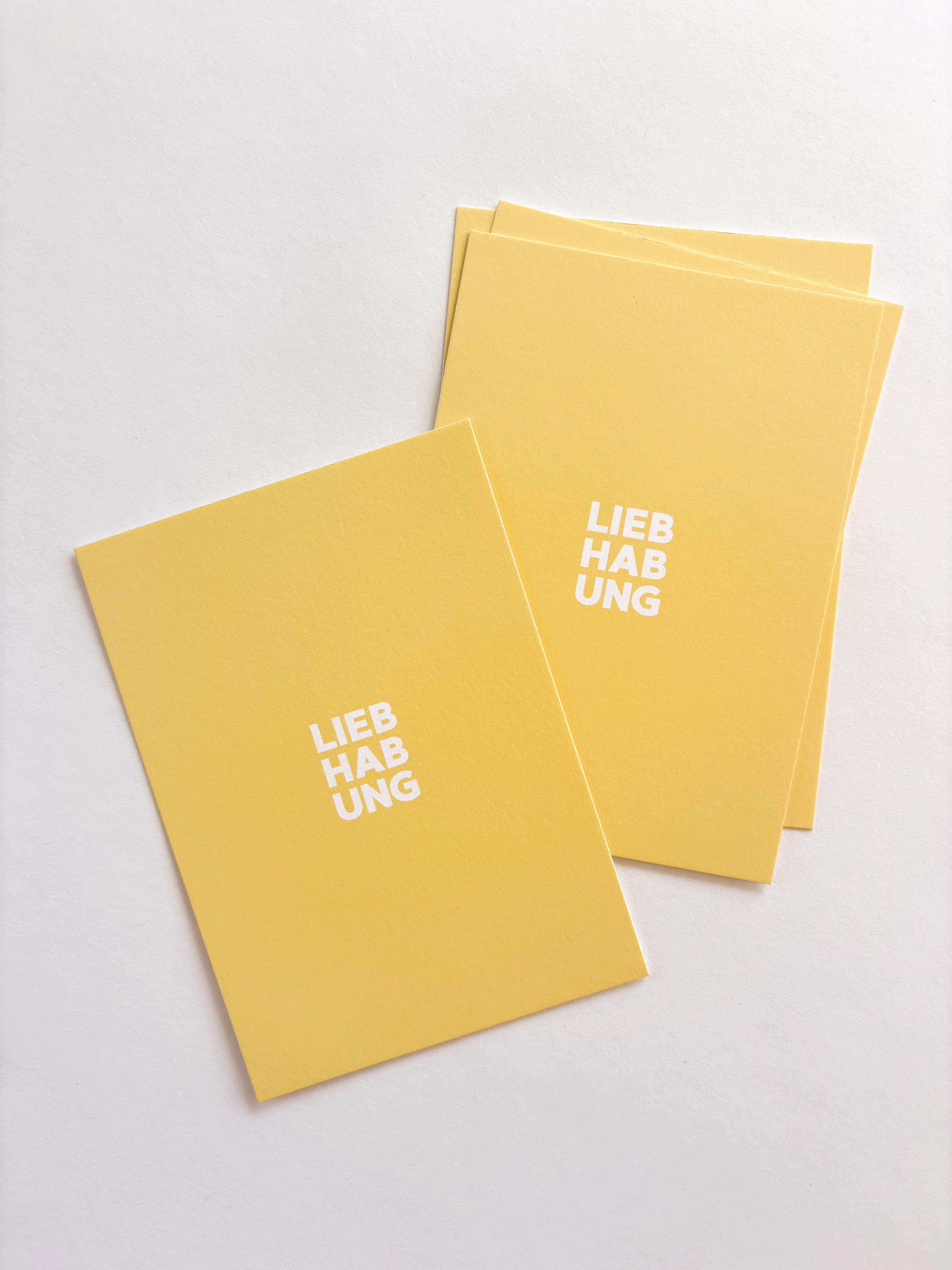 liebhabung - postkarte A6